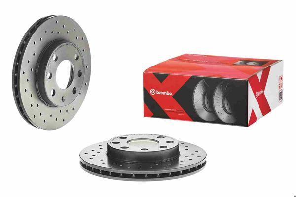 BREMBO 09.3090.1X | Fren Diski Ön Xtra Chevrolet | 2 Adet