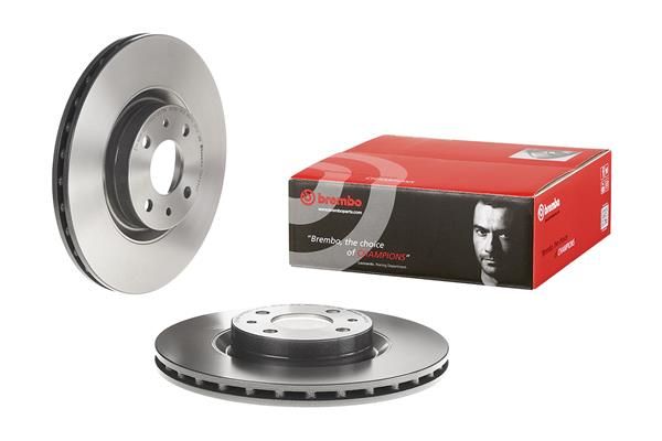 BREMBO 09.4939.11 | Fren Diski Ön UV Coated Fiat | 2 Adet