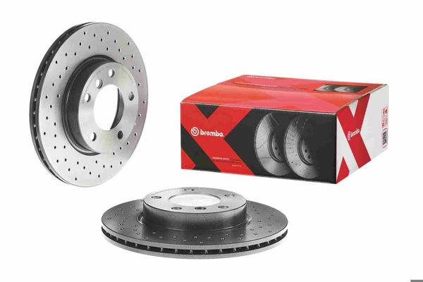 BREMBO 09.5390.3X | Fren Diski (BMW E36-E46 On Havalı) Delikli | 2 Adet