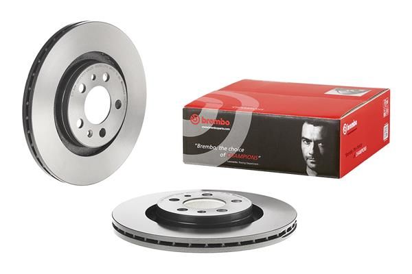 BREMBO 09.7012.11 | Fren Diski Ön UV Coated Audi | 2 Adet