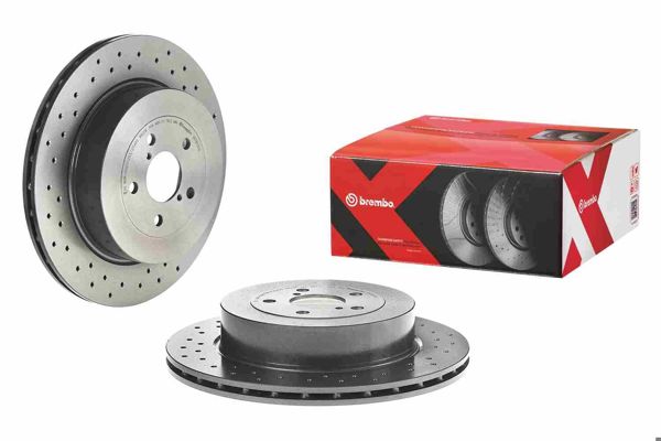 BREMBO 09.7813.1X | Fren Diski Arka Xtra Subaru | 2 Adet