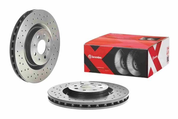BREMBO 09.8004.7X | Fren Diski Ön Xtra Fiat | 2 Adet