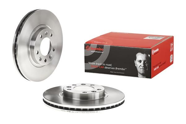 BREMBO 09.8303.10 | Fren Diski Ön Standard Peugeot | 2 Adet