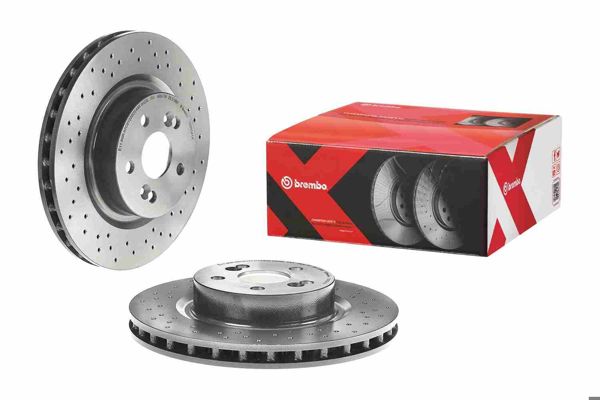 BREMBO 09.8904.1X | Fren Diski Ön Xtra Renault | 2 Adet