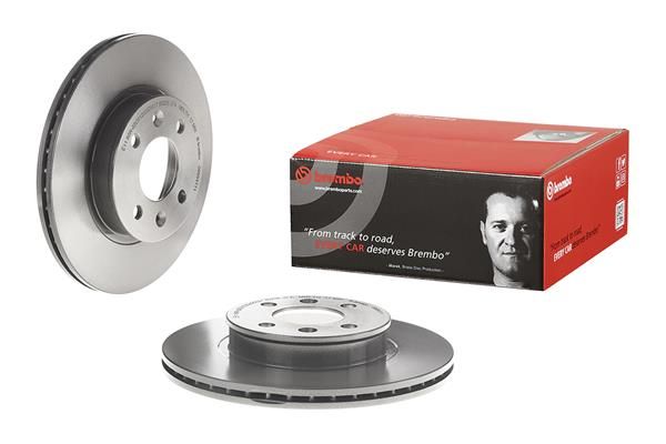 BREMBO 09.9541.11 | Fren Diski Ön UV Coated Hyundai | 2 Adet