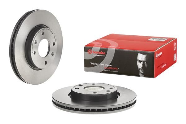 BREMBO 09.9574.21 | Fren Diski Ön Havalı (280-4)-(Hyundai Elantra 04 / 06 / Sonata 01 / 04 / Kia Magentis 00 / 05) UV Coated | 2 Adet