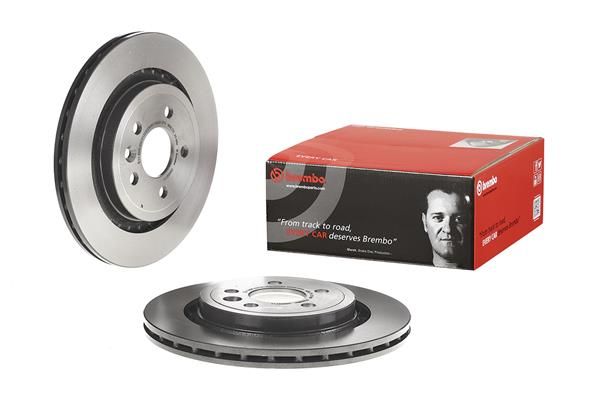 BREMBO 09.9587.11 | Arka Fren Diski Volvo (S60-S80-V60-V70-Xc70) (07 -) (Soğutmalı) UV Coated | 2 Adet