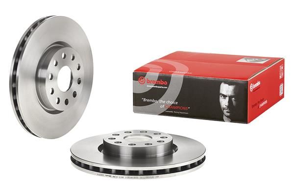 BREMBO 09.9632.14 | Fren Diski Ön Standard Lancıa | 2 Adet