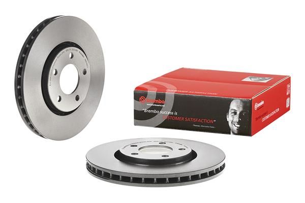 BREMBO 09.9743.11 | Fren Diski Ön UV Coated Chrysler | 2 Adet