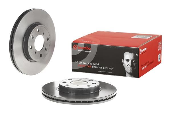 BREMBO 09.A271.11 | Fren Diski Ön UV Coated Opel | 2 Adet