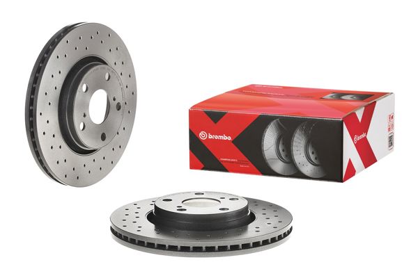 BREMBO 09.A914.1X | Fren Diski Ön Xtra Toyota | 2 Adet