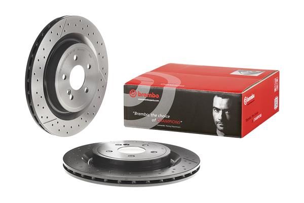 BREMBO 09.B788.11 | Fren Diski Arka UV Coated Mercedes W176 | 2 Adet