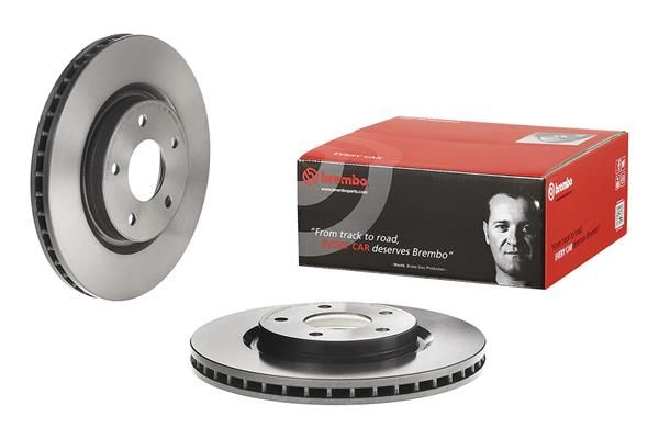 BREMBO 09.D943.11 | Fren Diski Ön UV Coated Renault | 2 Adet