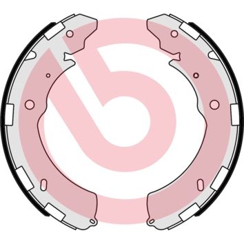 BREMBO S54523 | Balata Fren Pabuç Arka Mitsubishi L200 Cr 06-/ 2Wd 4Wd L200 2015-/ 2Wd 4Wd L200 19-/ 2Wd 4Wd Fiat Fullback 15-/ Isuzu Dmax 06-13 K67