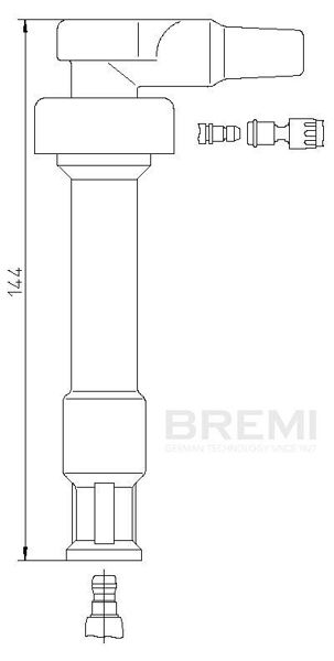 BREMI 13246-5 | Buji Başlığı M-42 Zle 190