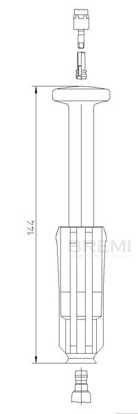 BREMI 13303-2 | Buji Başlığı 124 E200 / 220
