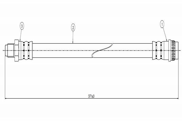 CAVO C800.757.A | Fren Hortumu On R9-R11