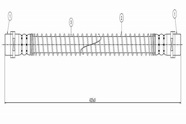CAVO C900.220.A | Fren Hortumu Arka Touareg 02-10 / Q7 06-/ Carrera | 2 Adet