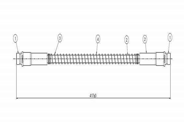 CAVO C900004A | Fren Hortumu On Discovery 1 | 2 Adet