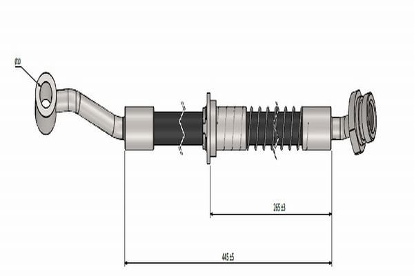 CAVO C900334A | H06 Hortum Fren Ön Sağ-(Hyundai Accent-Era 07 / 12) | 2 Adet