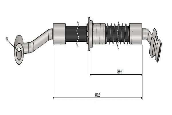 CAVO C900335A | H05 Hortum Fren Ön Sol-(Hyundai Accent-Era 07 / 12) | 2 Adet