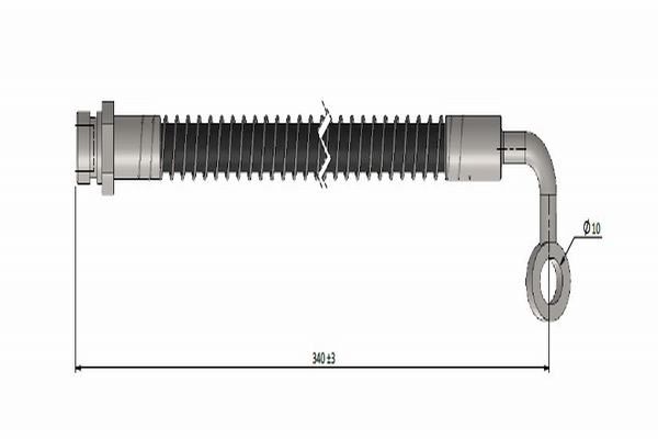 CAVO C900337A | Fren Hortumu Ön Sol (Hyundai: Starex) | 2 Adet