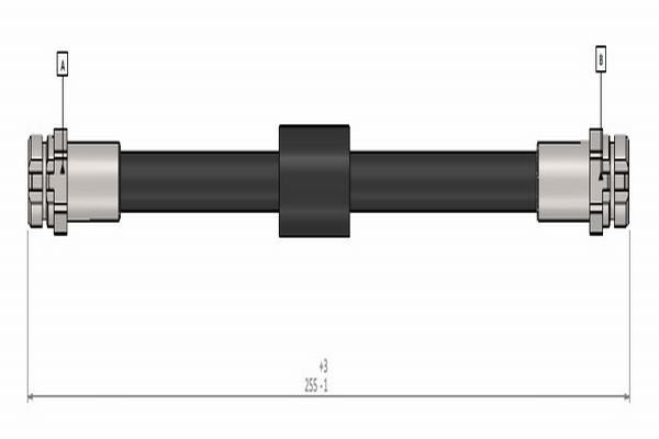CAVO C900619A | Arka Fren Hortumu Touran 03-10 | 2 Adet