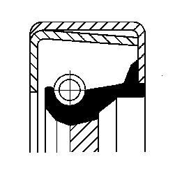 CORTECO 82011394 | Şanzıman Keçesi Uno 70 1.4