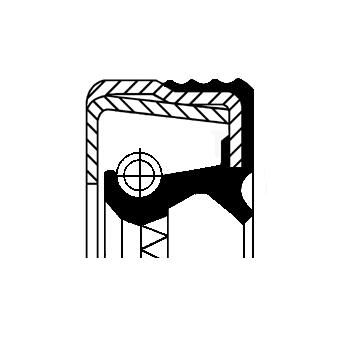 CORTECO 82014422 | (12014422B) Yağ Keçesi. Poyra B2basldrwx7 100.0X 130.0X 12.0 71Acm Iveco