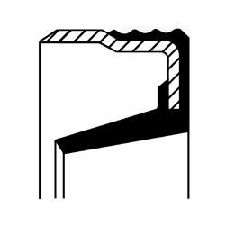 CORTECO 82016536 | On Dingil Keçesi Scania 55X72x76x9.5X13 mm 4 Serisi 94-124- 144-164 P.G.R.T Serisi