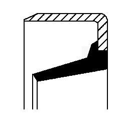 CORTECO 82816655 | Keçe Aks Iveco Eurocargo 120E-21