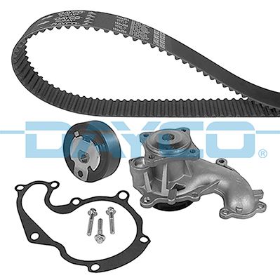 DAYCO KTBWP4700 | Triger Gergi Seti + Devirdaim (Teflon Kayıslı) (Ford: Connect 1.8 TDCI 02-13)