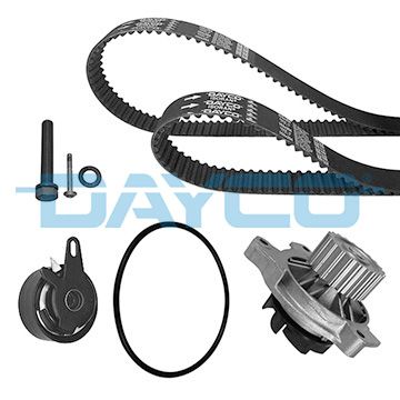 DAYCO KTBWP4730 | Triger Seti + Mazot Pompa Kayışı + Devirdaim (Volkswagen: Transporter 2.4D T4)-Aab 424605