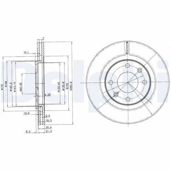 DELPHI BG2387 | Disk On Partner Em-306 | 1 Adet