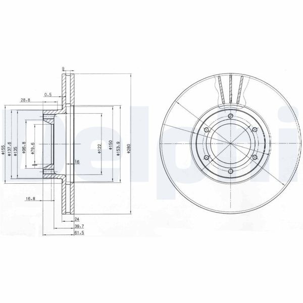 DELPHI BG3553 | Disk On <02 Master-Mvn | 1 Adet