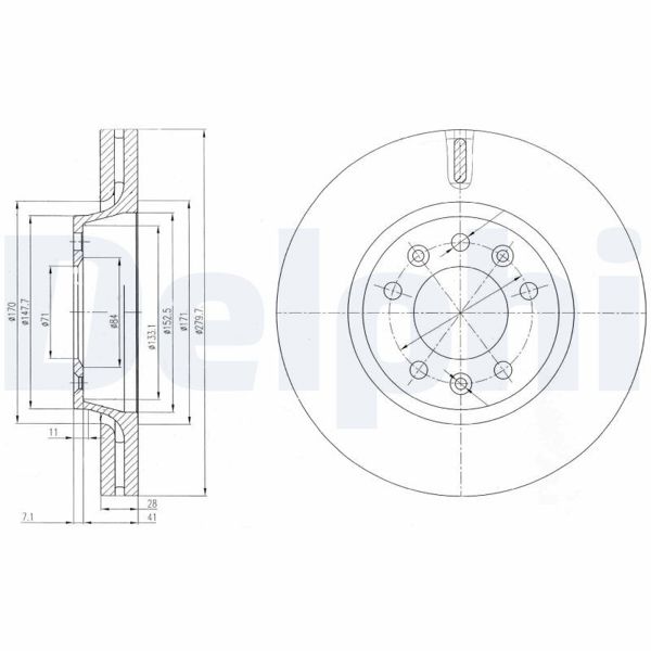 DELPHI BG4084 | Disk On 07-Expert-Scd-Jumpy 1.6Hdi-1.6Mtj | 1 Adet
