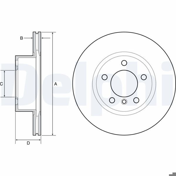 DELPHI BG4645C | Disk On 11 > 1-Seri (F20-F21) 3-Seri (F30-F31-F80) | 1 Adet