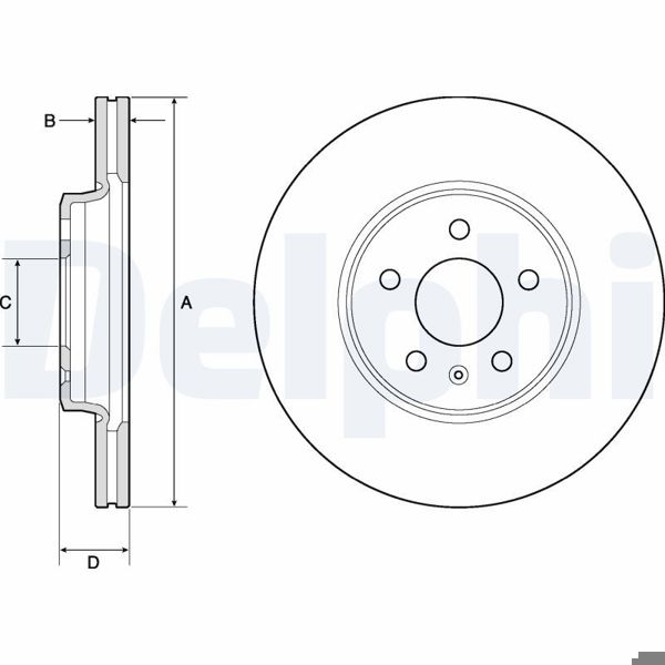 DELPHI BG4799C | Disk On 08-Aı.A4-A5 Kaplamalı | 1 Adet