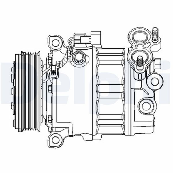 DELPHI CS20512 | Klima Kompresor Komple Ford C Max 11-1.6 TDCI Focus III 11-1.6 TDCI S Max 1.6 TDCI 11-Mondeo 1.6 TDCI 07-14 Volvo S60 II (134): Drıve / D2 11-15 V40 Hatchback (525, 526): D2 12-V60 I (155, 157): 1.6 Drıve 11-15