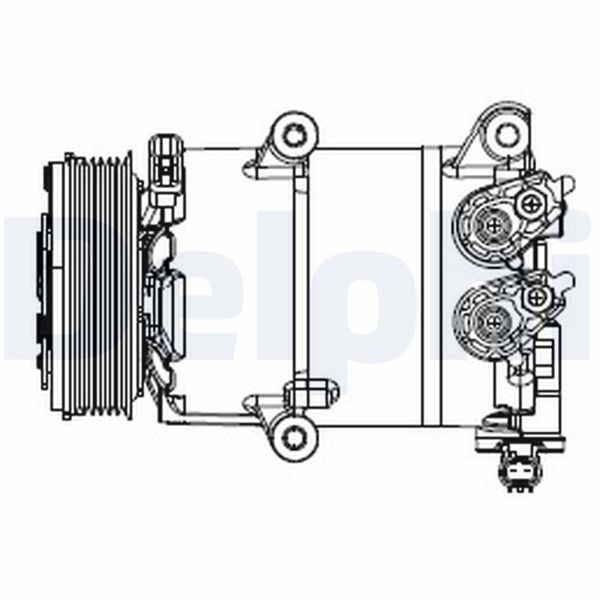 DELPHI CS20553 | Klima Kompresör Ford:Kuga4×4 13-Connect 14-1.5 / 1.6 Ecobost