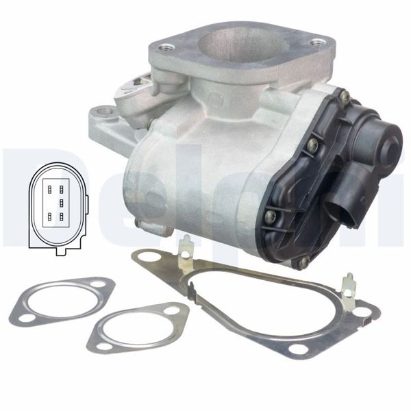 DELPHI EG10463-12B1 | EGR Valfi Renault Laguna II 1.9 F9q 11 / 2002 -