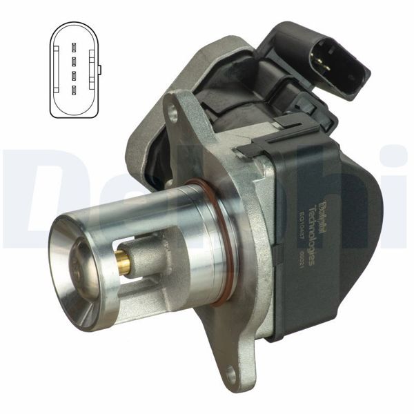 DELPHI EG10487-12B1 | EGR Valfi Mercedes-Benz C30cdi Amg,E270,E280,E320,S320,Viano,Vito 109,Vito 111,Vito 115 03 / 2002 /