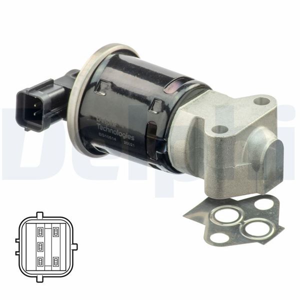 DELPHI EG10514-12B1 | EGR Valfi-Daewoo 08 / 1998 -