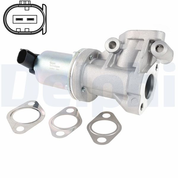 DELPHI EG10614-12B1 | EGR Valfi (Hyundai: Accent Era 1.5 CRDI 06-10 / Getz 1.5 CRDI 06-/ i30 1.6 CRDI 07-11 / Kia: Ceed 1.6 CRDI 12-/ Picanto 1.1 CRDI 06-/ Rio 1.5 CRDI 06-11)