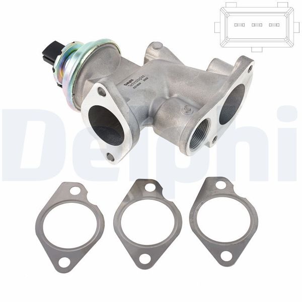 DELPHI EG10639-12B1 | EGR Valfi-Opel 08 / 2000 -