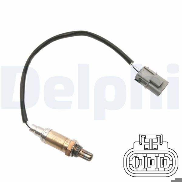 DELPHI ES10456-12B1 | Oksijen Sensörü (Nissan Almera I 1.4 1.6 95-00 / Micra II 1.0İ 1.3İ 16V 92-00)