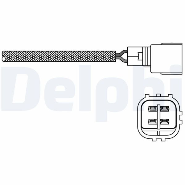 DELPHI ES20268-12B1 | Oksijen Sensörü (Toyota Avensis Lıftback-Statıon Wagon)