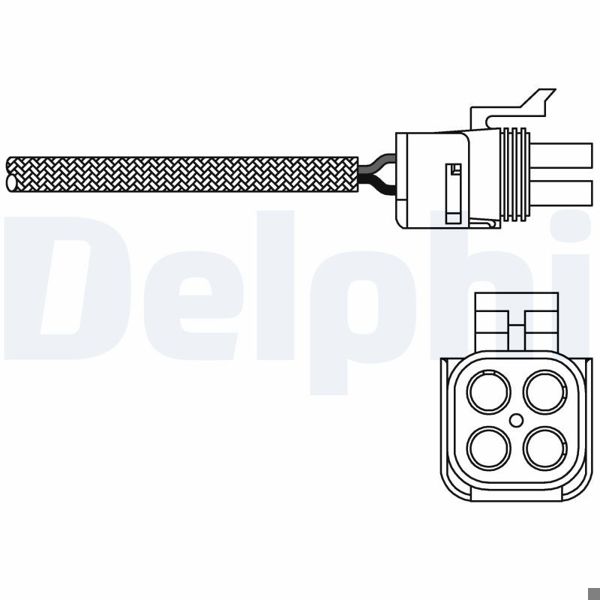 DELPHI ES20273-12B1 | Oksijen Sensörü (Renault Espace III Laguna I Megane)