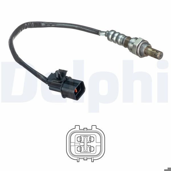 DELPHI ES21158-12B1 | Lambda Sensörü 04-10 Aveo 1.4 16V