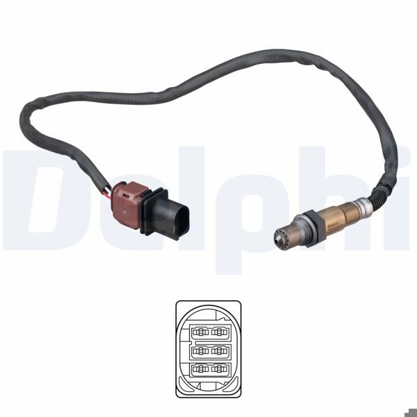 DELPHI ES21165-12B1 | Oksijen Sensörü Ford Fiesta Ecosport 1.0 17 -
